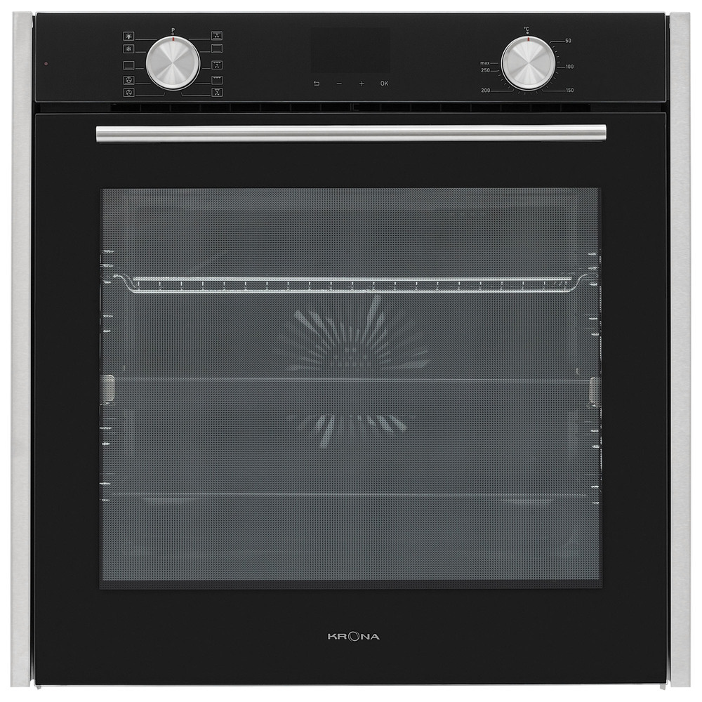 original-2194.jpg Духовой шкаф электрический встраиваемый Krona Quendel 595 мм черный (КА-00005567) — изображение 1