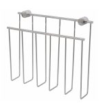 Держатель для газет WasserKraft на шуруп латунь хром (K-311)