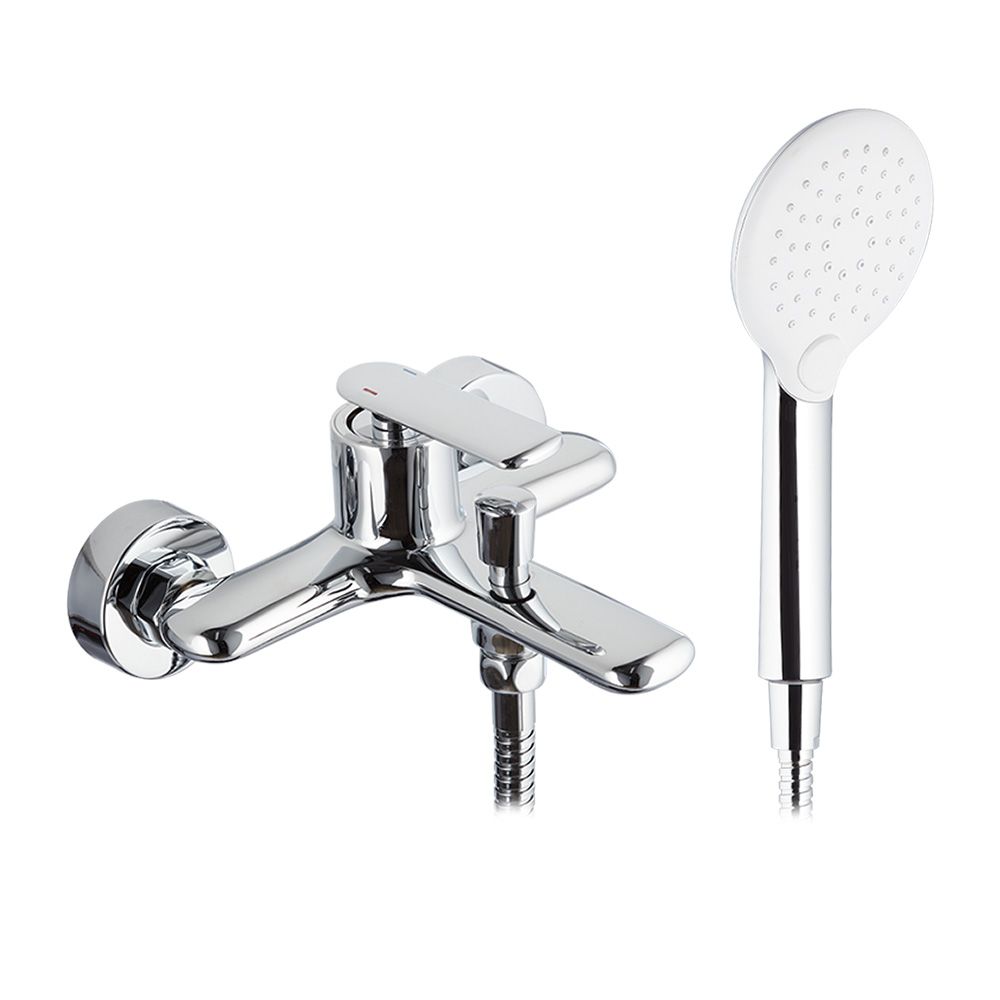 original-21998.jpg Смеситель для ванны Lavelly Vertex хром однорычажный с коротким изливом с лейкой (673102) — изображение 1