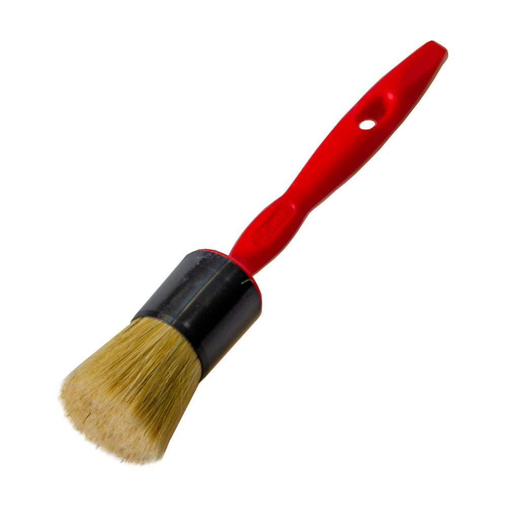 original-22113.jpg Кисть круглая натуральная щетина пластиковая ручка Wenzo Pro d35 мм для эмалей и лаков на алкидной основе — изображение 1