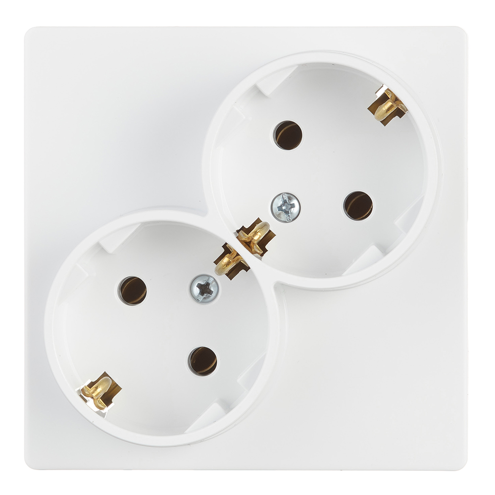 original-22114.jpg Розетка Simon 24 Harmonie встраиваемая белая (2450459-030) — изображение 1