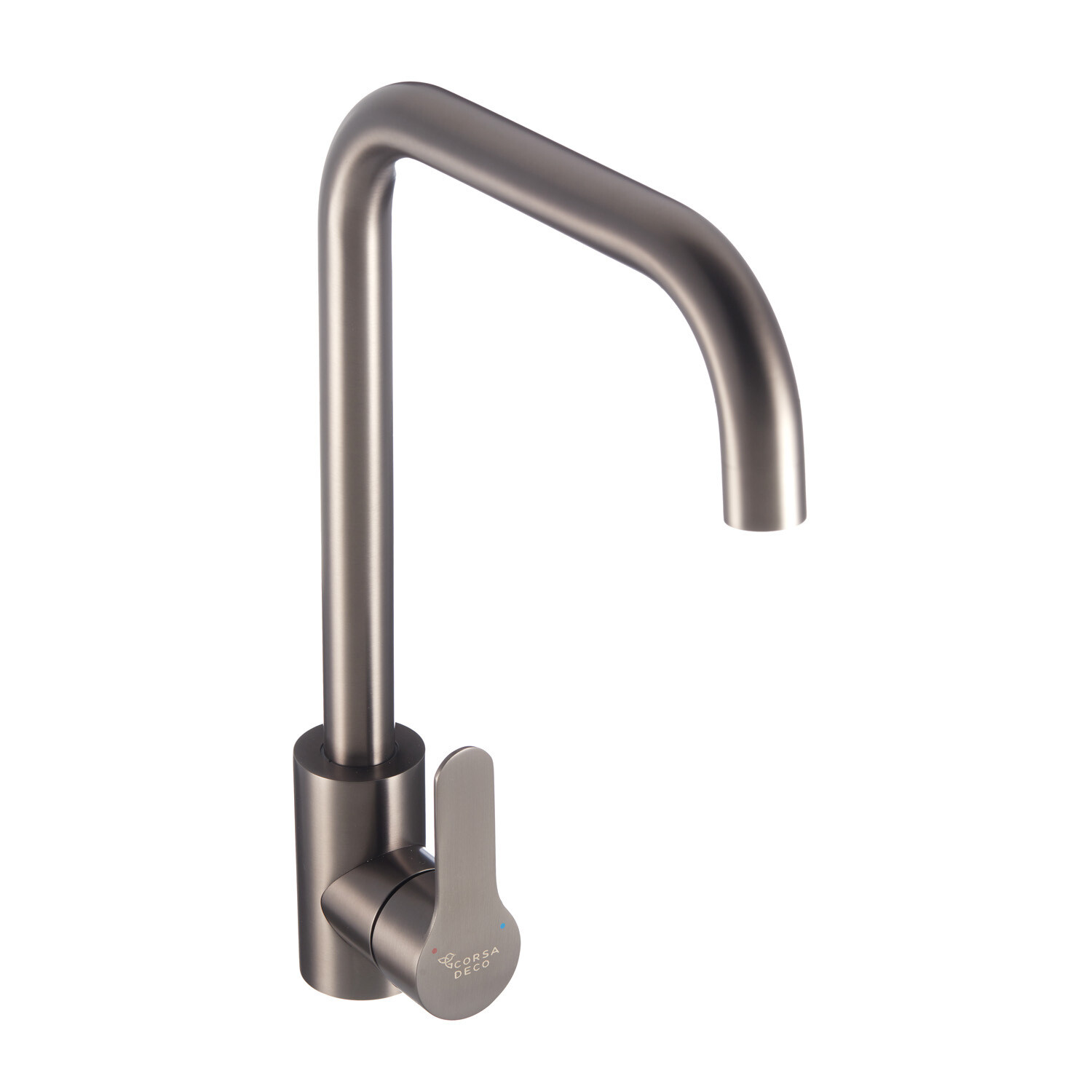 original-2215.jpg Смеситель для кухни Corsa Deco Everest графит с высоким изливом однорычажный (FKESMG) — изображение 1