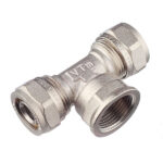 Тройник VALTEC (VTm.332.N.200520) 20 обж(ц) х 3/4 ВР(г) х 20 обж(ц)