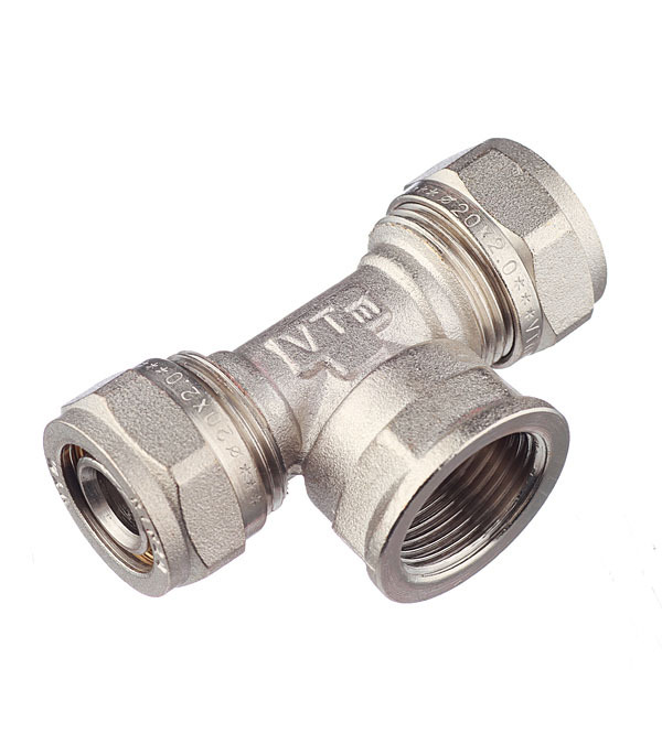 original-22215.jpg Тройник VALTEC (VTm.332.N.200520) 20 обж(ц) х 3/4 ВР(г) х 20 обж(ц) — изображение 1