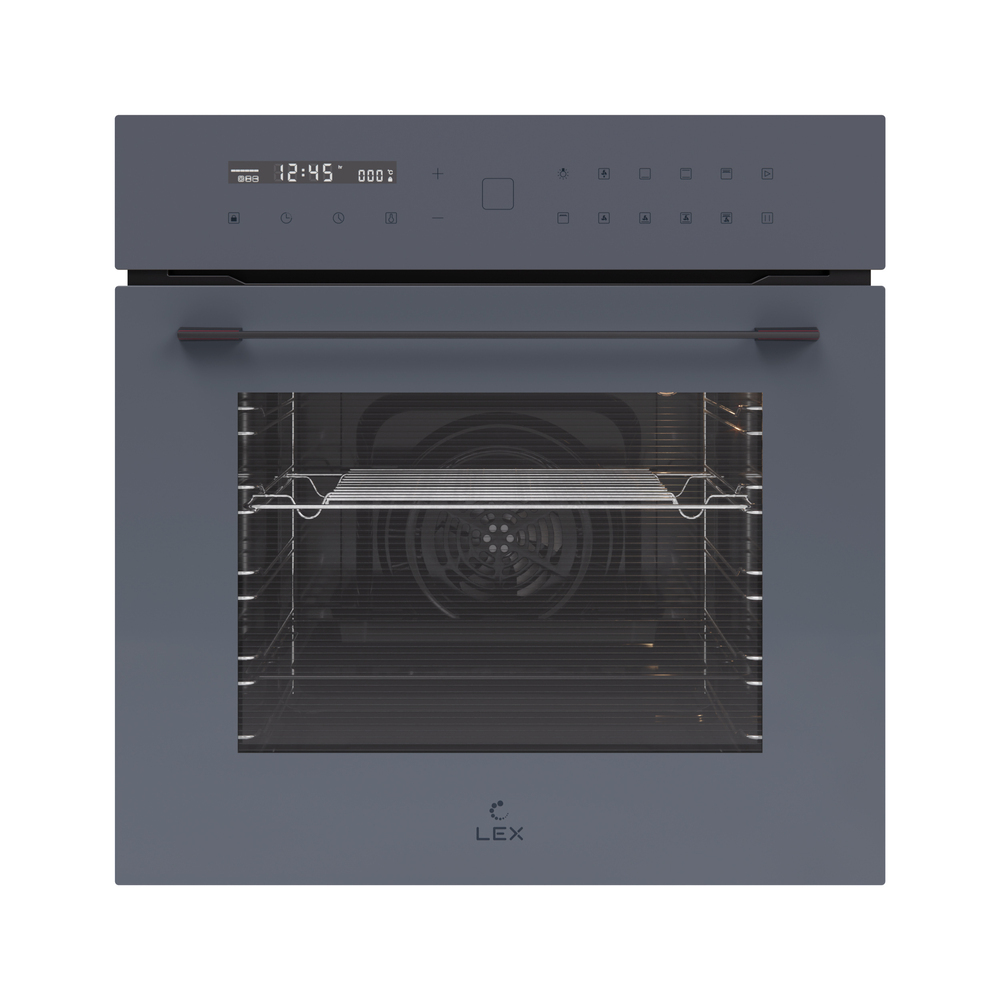 original-22247.jpg Духовой шкаф электрический встраиваемый Lex EDS 101 GR 595 мм серый (CHAO000412) — изображение 1