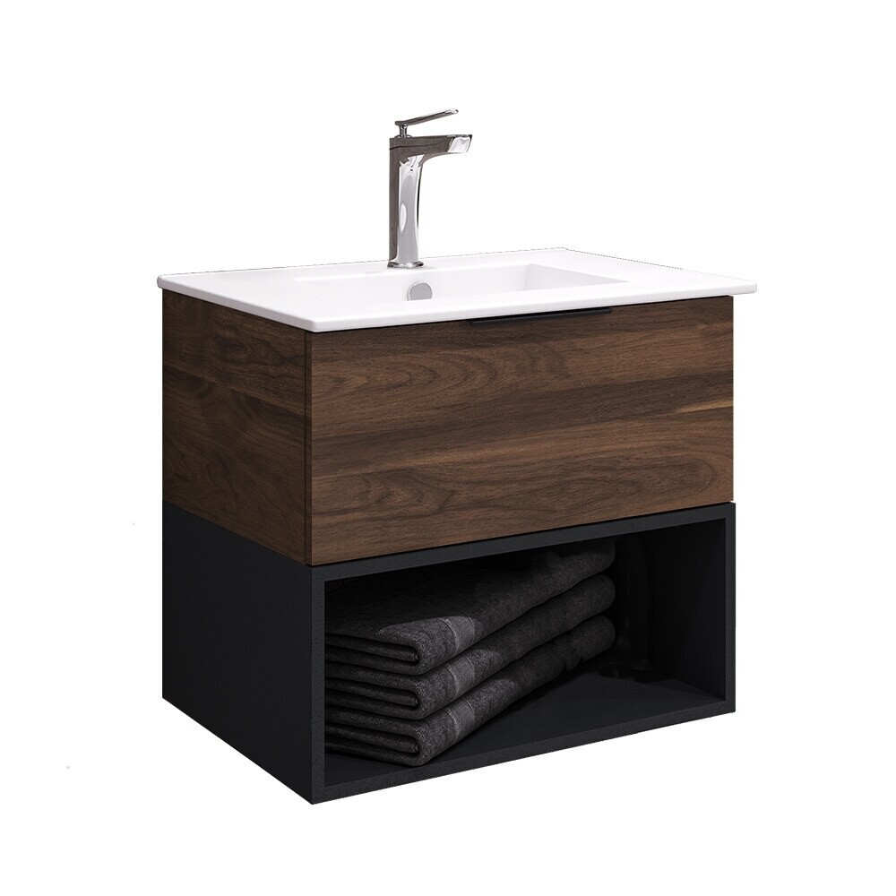 original-2229.jpg Комплект тумба с раковиной Comforty Гавана 60 см подвесная дуб темно-коричневый (00-00021223CF) — изображение 1