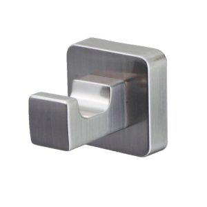 Крючок для ванной WasserKraft Rhin K-8700 одинарный на шуруп металл никель (K-8723)