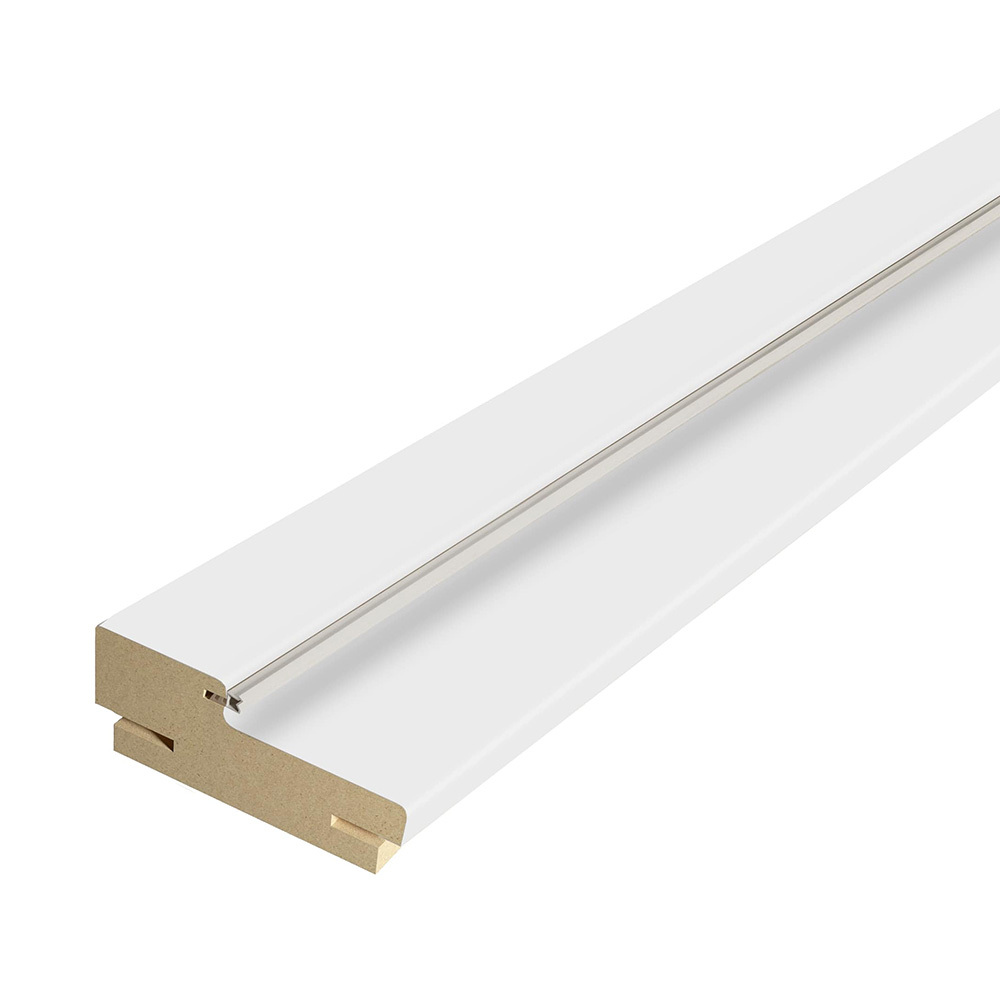 original-22342.jpg Коробка дверная телескопическая Smart H1/М1 74х30х2100 мм ПВХ эмалит белая с петлями (2,5 шт.) — изображение 1