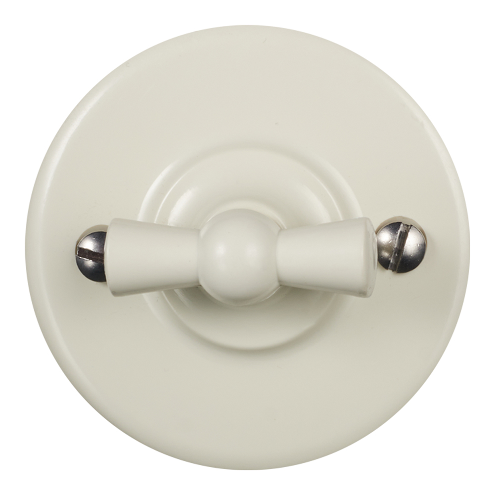 original-22448.jpg Выключатель Bironi Лизетта двухклавишный накладной слоновая кость ретро (B1-202-211) — изображение 1