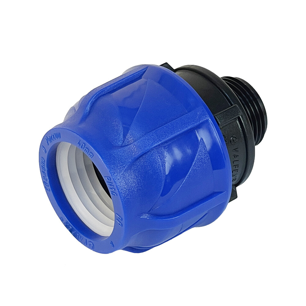 original-22511.jpg Муфта ПНД Valfex компрессионная переходная 40х1 НР(ш) — изображение 1