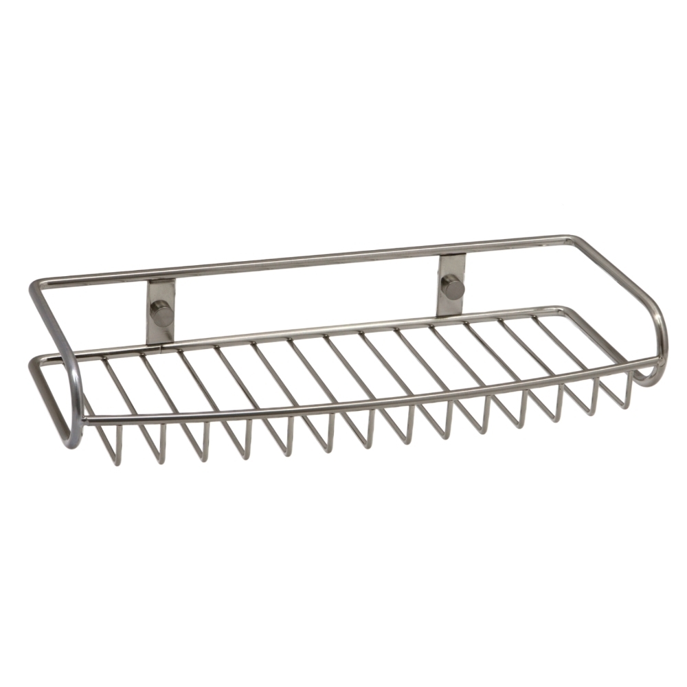 original-22553.jpg Полка для ванной WasserKraft Ammer 130х300х50 мм металл серебро (K-1311) — изображение 1