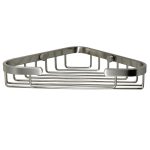 Полка для ванной WasserKraft угловая 130х203х35 мм металл серебро (K-733N)