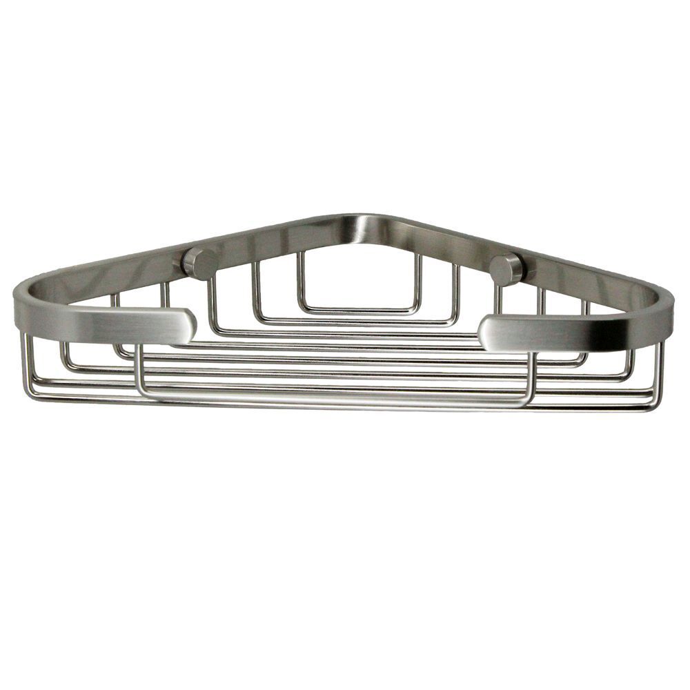 original-227.jpg Полка для ванной WasserKraft угловая 130х203х35 мм металл серебро (K-733N) — изображение 1