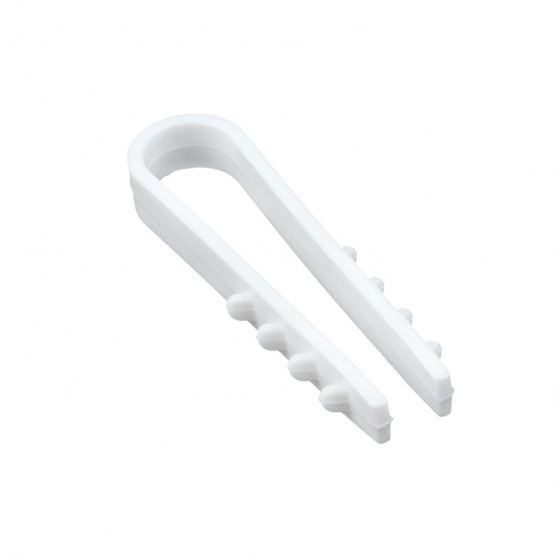 original-22751.jpg Дюбель-хомут для круглого кабеля PROxima 5-10 мм белый (50 шт.) (plc-ncs50-5x10w) — изображение 1