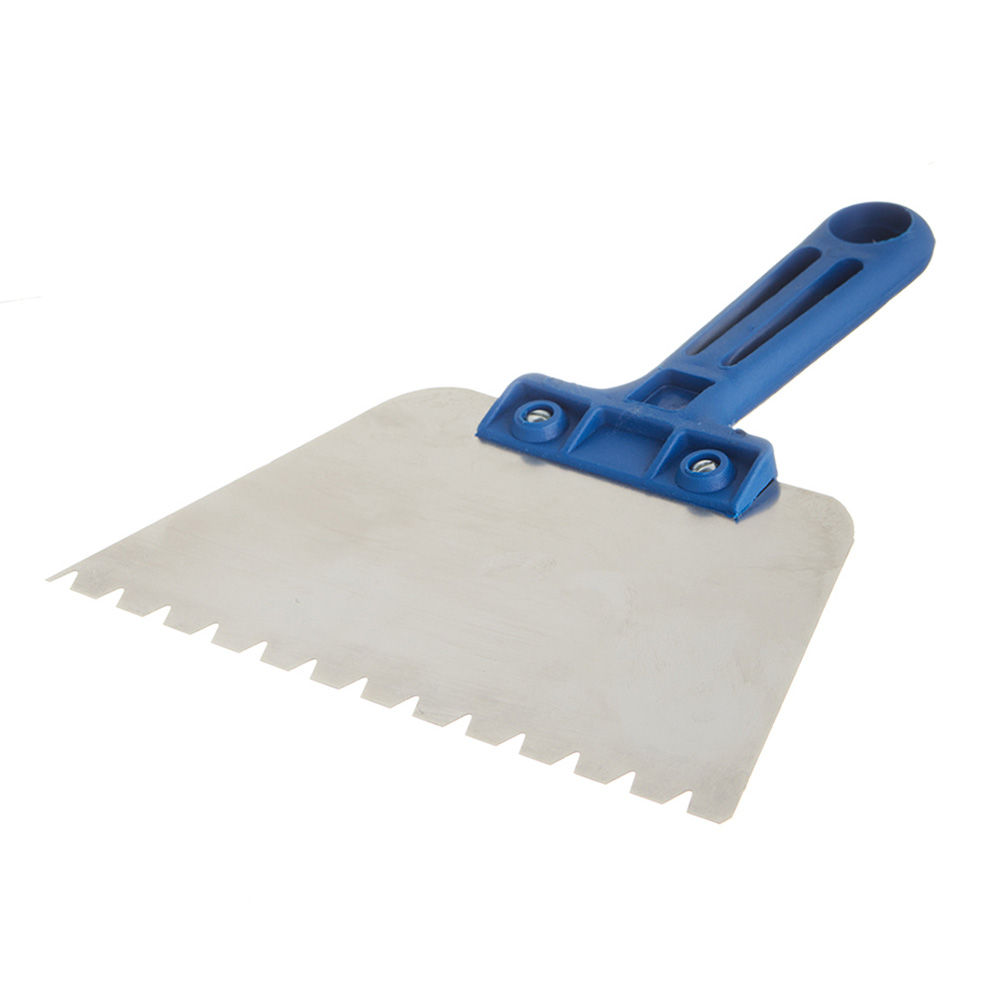 original-22846.jpg Шпатель для клея зубчатый Дельта 180 мм В11 нержавеющая сталь с пластиковой ручкой (10870-В11) — изображение 1