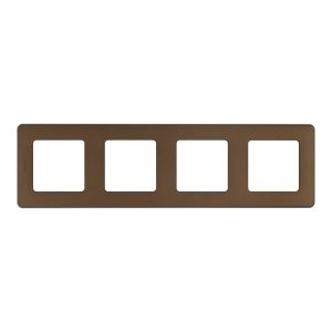Рамка Legrand Inspiria четырехместная бронза (673969)