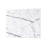 Панель стеновая закаленное стекло для кухни 500х600х4 мм каррарский мрамор