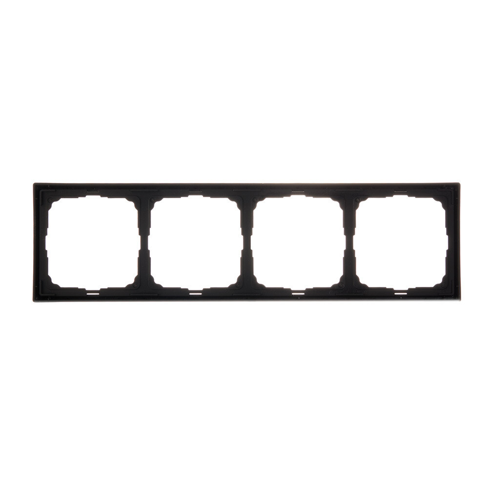 original-22994.jpg Рамка Systeme Electric ArtGallery четырехместная карбон (GAL001004) — изображение 1