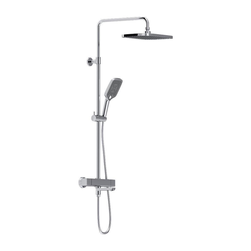 original-22999.jpg Душевая система Damixa Gala с верхним душем с лейкой с термостатом хром (953810000) — изображение 1