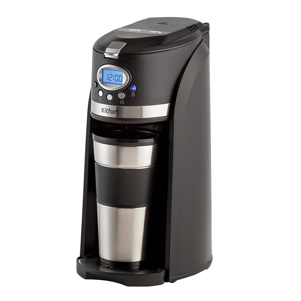 original-23044.jpg Кофеварка капельная Kitfort КТ-797 черная/серебро — изображение 1