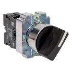 Переключатель EKF PROxima 230 В 1NO IP40 2P с фиксацией черный (xb2-bd21)