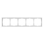 Рамка Systeme Electric ArtGallery пятиместная алюминий (GAL000305)