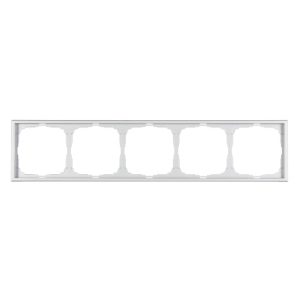 Рамка Systeme Electric ArtGallery пятиместная алюминий (GAL000305)