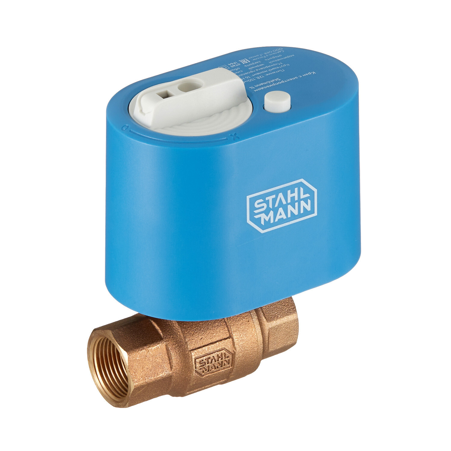 original-23254.jpg Кран шаровой с электроприводом бронзовый Stahlmann 3/4 ВР(г) х 3/4 ВР(г) прямой 12 В (2282756) — изображение 1