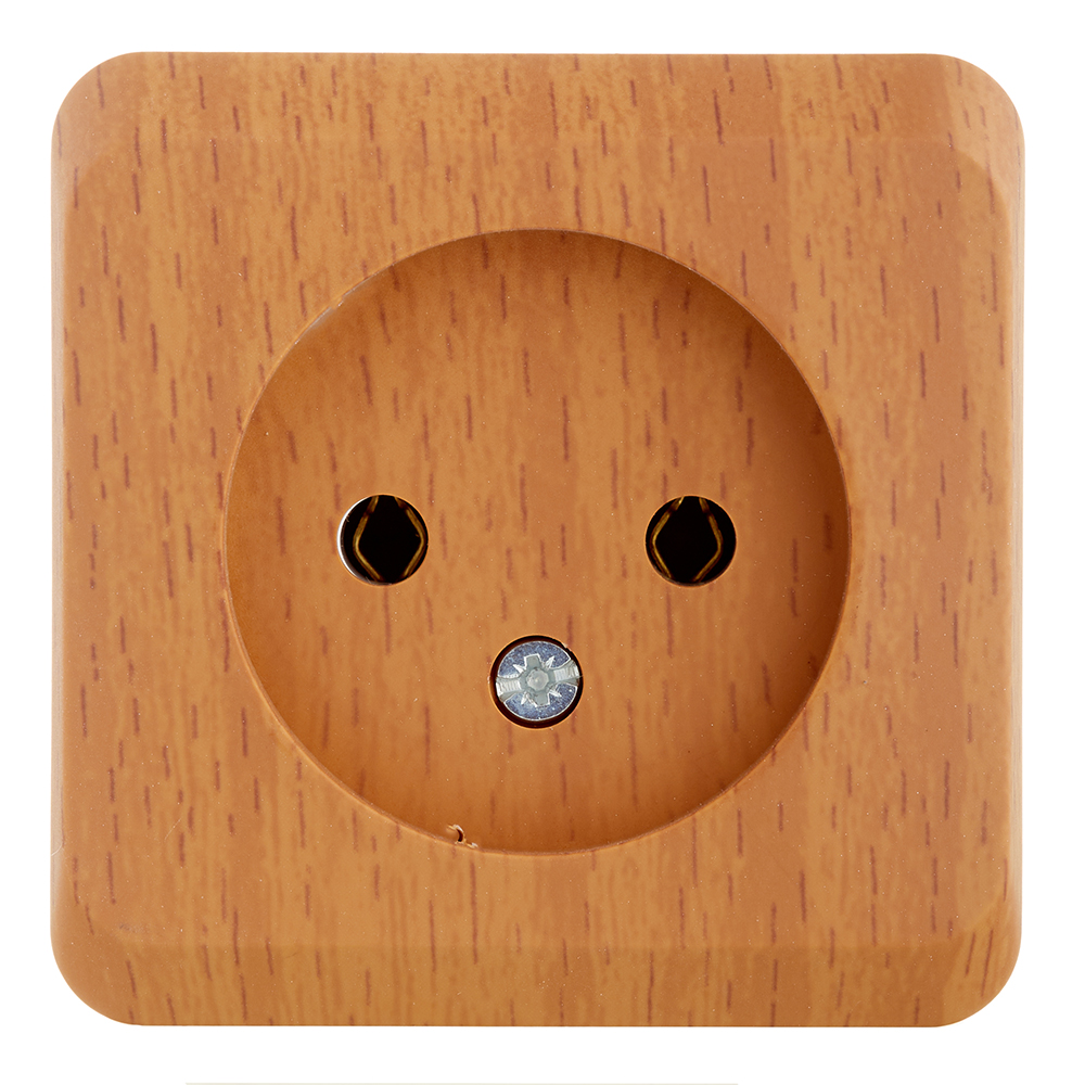 original-23287.jpg Розетка Systeme Electric Этюд накладная бук (PA16-001T) — изображение 1