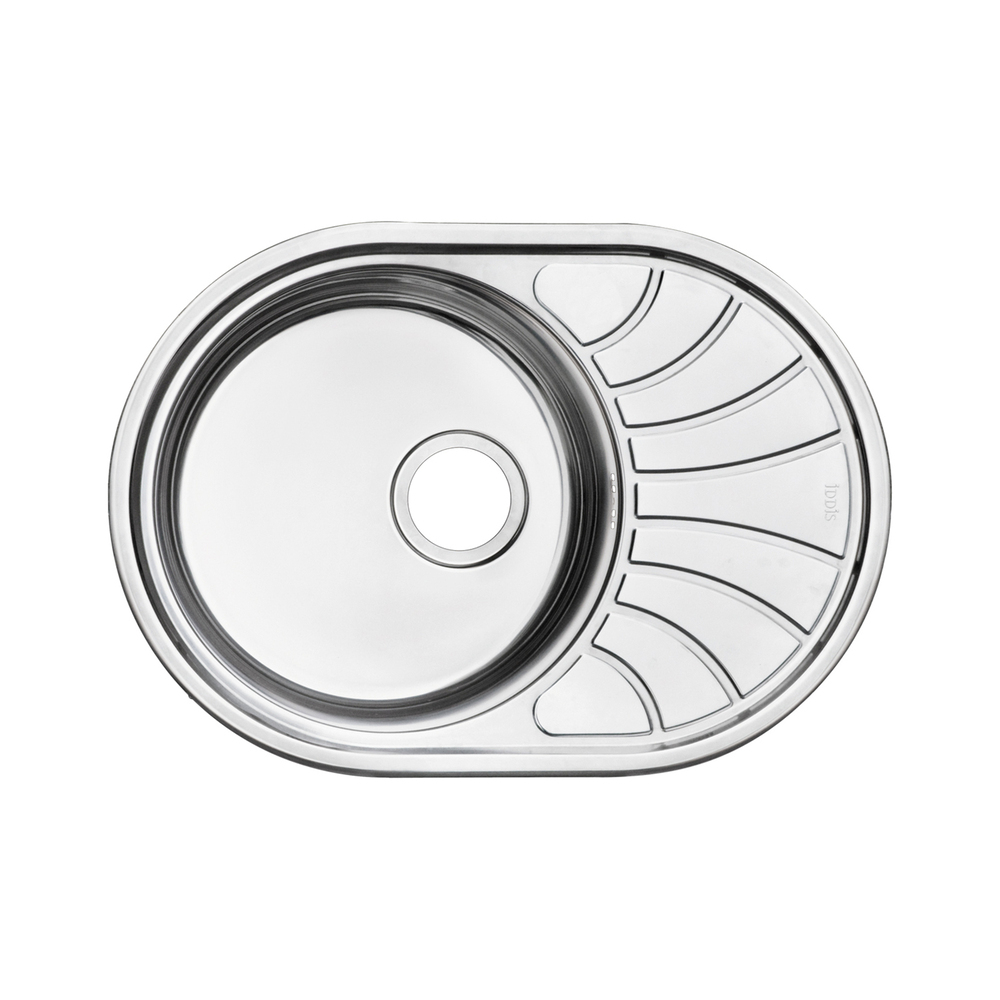 original-23293.jpg Мойка для кухни Iddis Suno d46х18 см врезная с крылом сталь (SUN65SDi77) — изображение 1