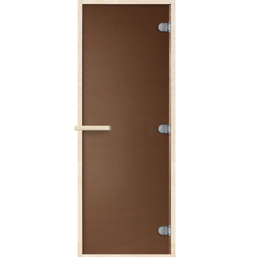 original-23351.jpg Дверь для бани и сауны стеклянная бронза матовая DoorWood Теплая ночь 690х1890 мм (DW01125) — изображение 1
