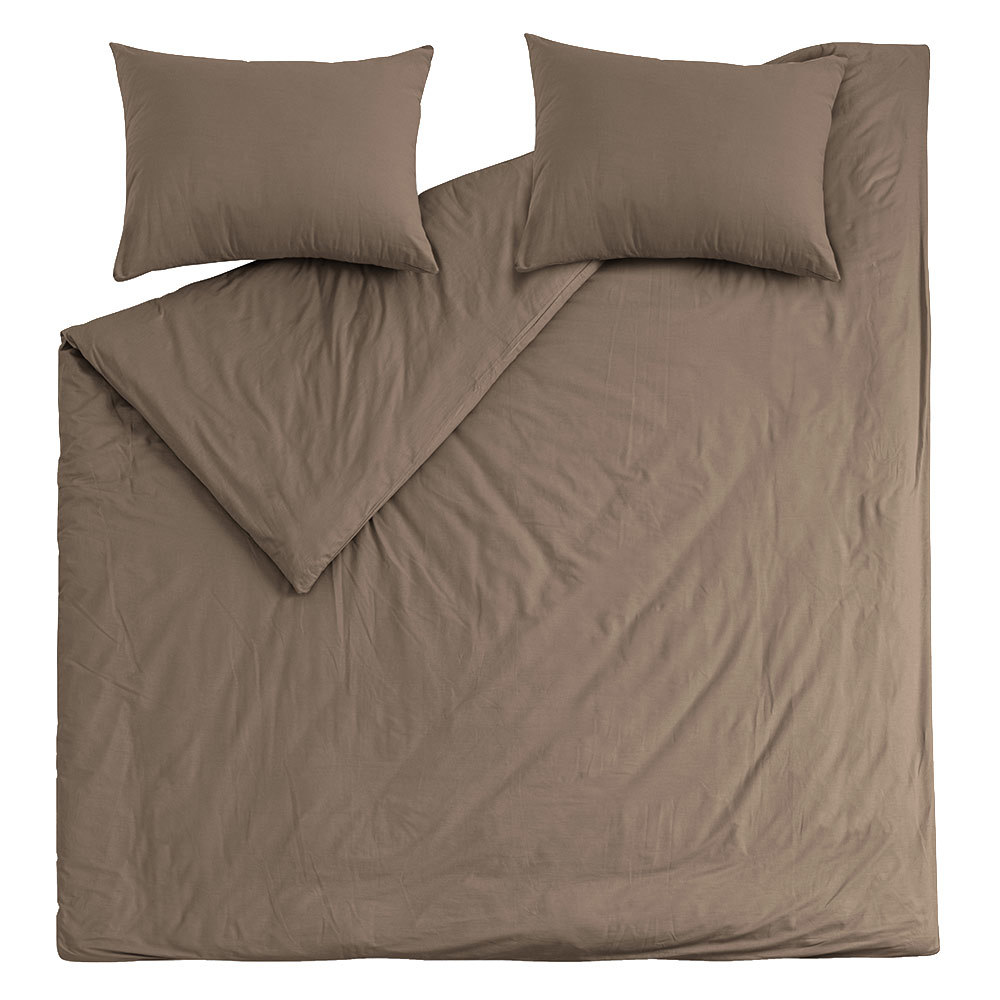 original-23393.jpg Комплект постельного белья Евро перкаль Василиса Idea коричневый без простыни — изображение 1