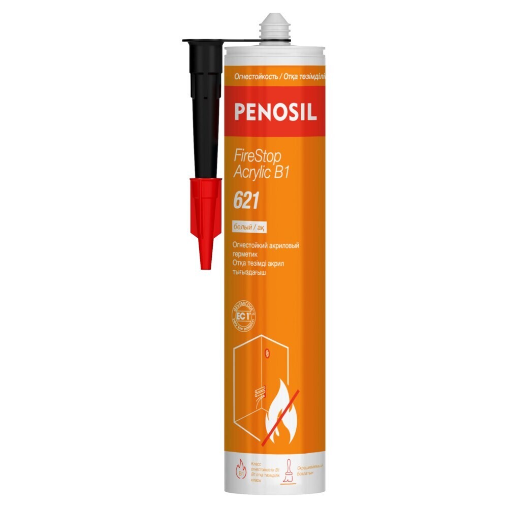 original-2340.jpg Герметик акриловый огнестойкий Penosil FireStop Acrylic B1 621 белый 280 мл — изображение 1