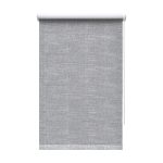Рулонная штора блэкаут 40х160 см Decofest Каролина серая