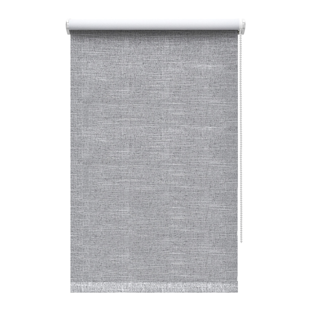 original-23426.jpg Рулонная штора блэкаут 120х160 см Decofest Каролина серая — изображение 1