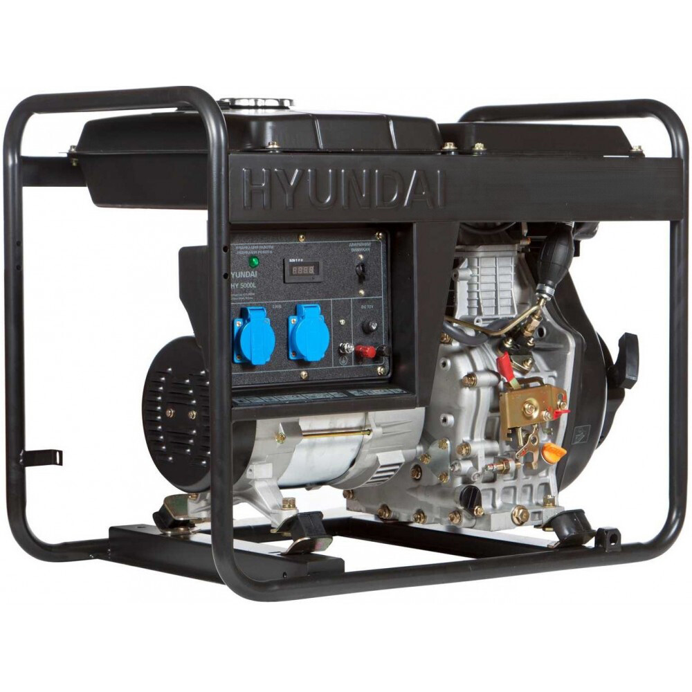 original-2353.jpg Генератор дизельный Hyundai DHY 5000L 4,2 кВт с ручным стартером — изображение 1