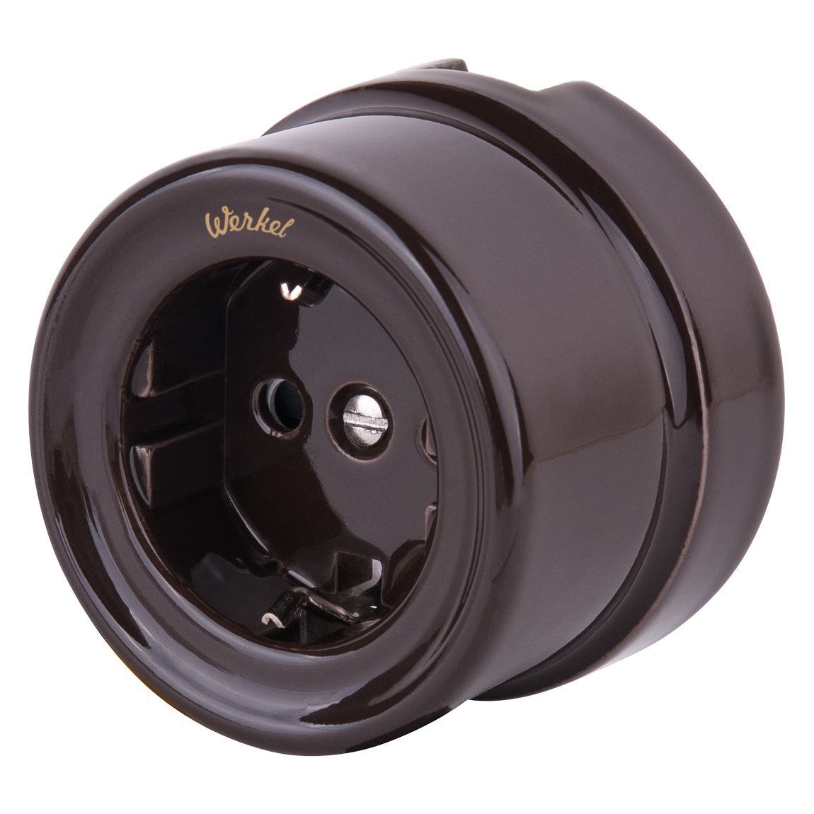 original-23558.jpg Розетка Werkel накладная коричневая (a051054) — изображение 1