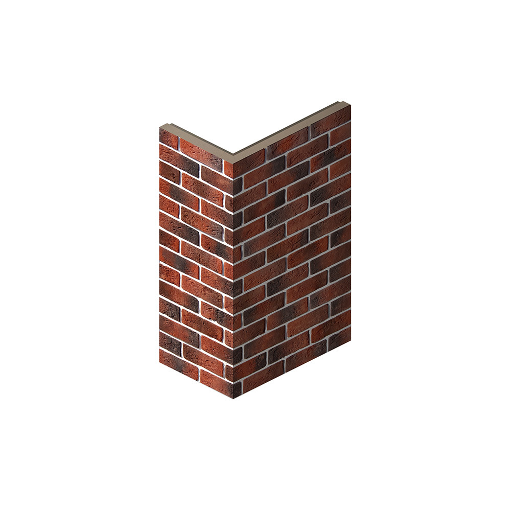 original-2356.jpg Искусственный камень угловой White Hills Кельн Брик красный (44 шт. = 3,4 пог.м) — изображение 1