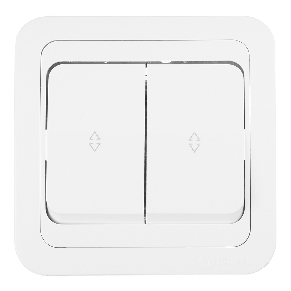 original-2357.jpg Переключатель Makel Mimoza двухклавишный встраиваемый белый (12026) — изображение 1