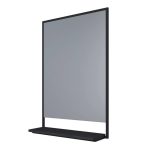 Зеркало с полкой прямоугольное 60х90 см в раме черной 1Marka Grungle Loft (Ц0000007990)