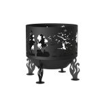 Чаша костровая Деревья 800 мм коническое дно 4 ножки