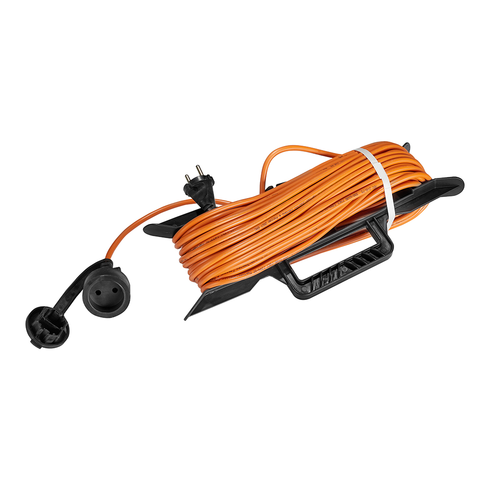 original-23710.jpg Удлинитель Партнер Электро без заземления 30 м на рамке 1,3 кВт 1 розетка ПВС 2х0,75 кв.мм IP44 — изображение 1