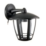 Светильник садово-парковый настенный Svet Сити Дели 3 черный E27 60 Вт IP44 (1202-03021)