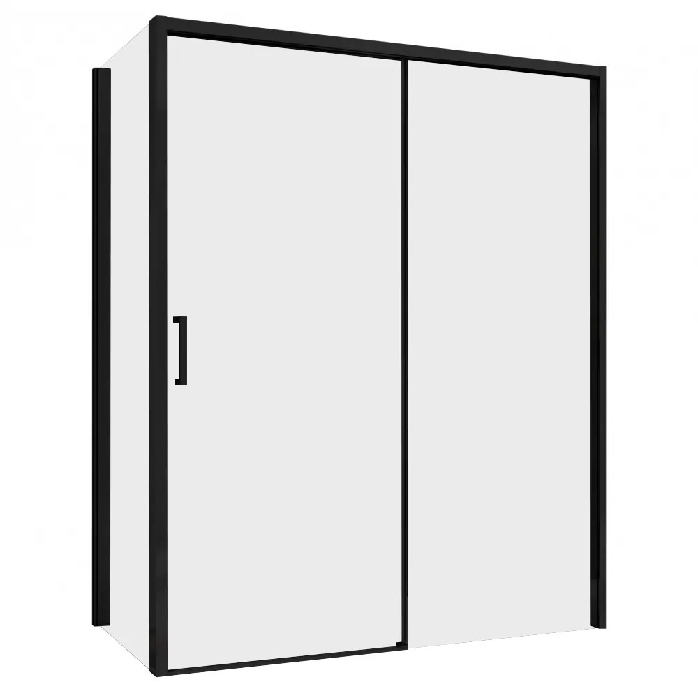 original-23749.jpg Душевой уголок Abber Komfort черный 130х90х200 см прямоугольник стекло прозрачное 8 мм (AG93130B-S92B) — изображение 1