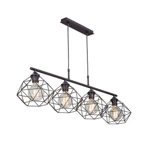 Люстра подвесная Vitaluce V4269 E27 160 Вт 12 кв.м (V4269-1/4S)