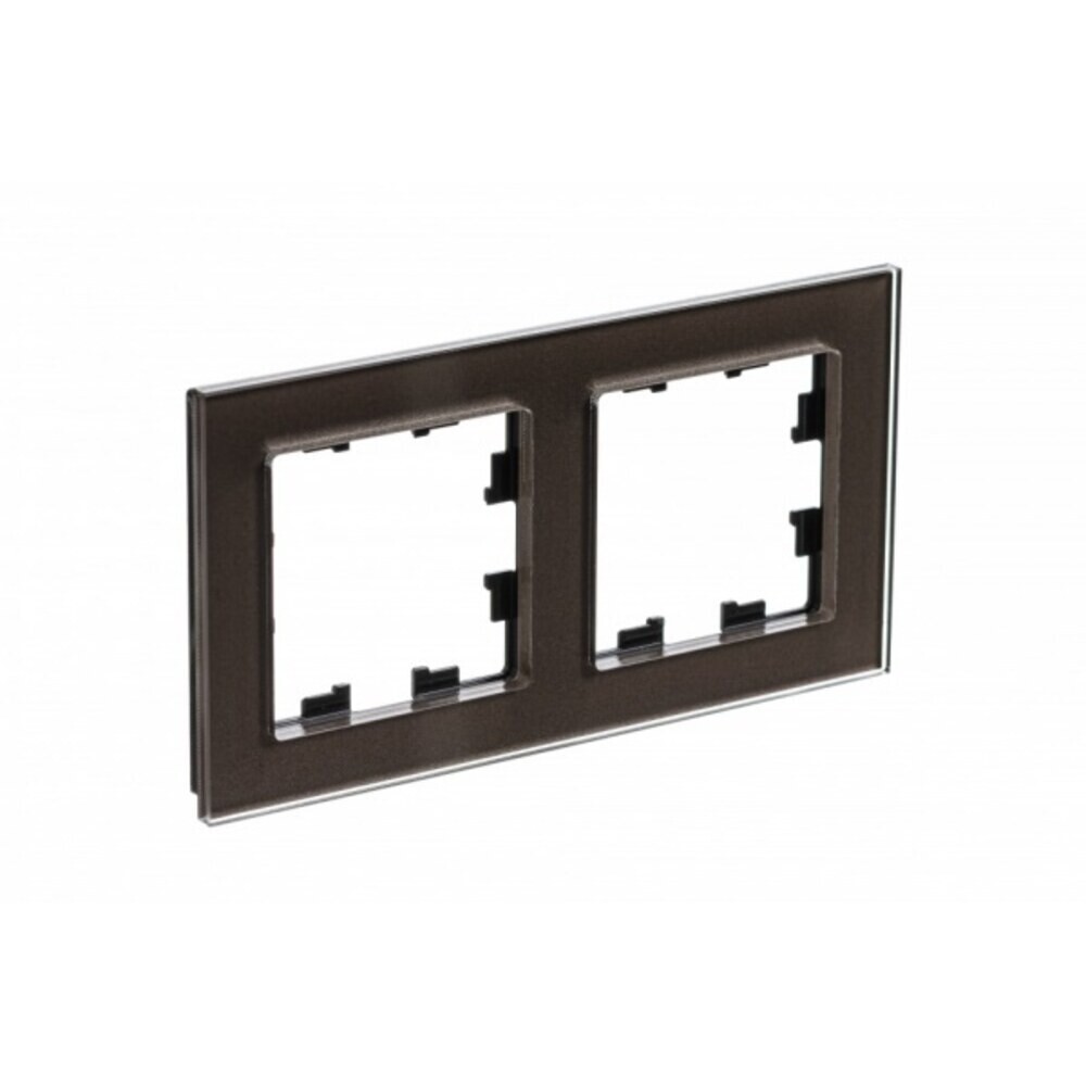 original-23867.jpg Рамка Systeme Electric AtlasDesign Nature двухместная мокко (ATN320602) — изображение 1