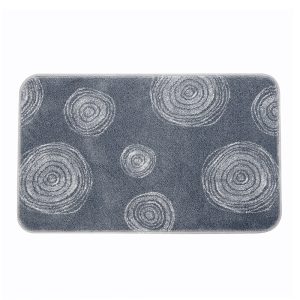 Коврик для ванной серый 75х45 см WasserKraft Eidar (BM-3302)