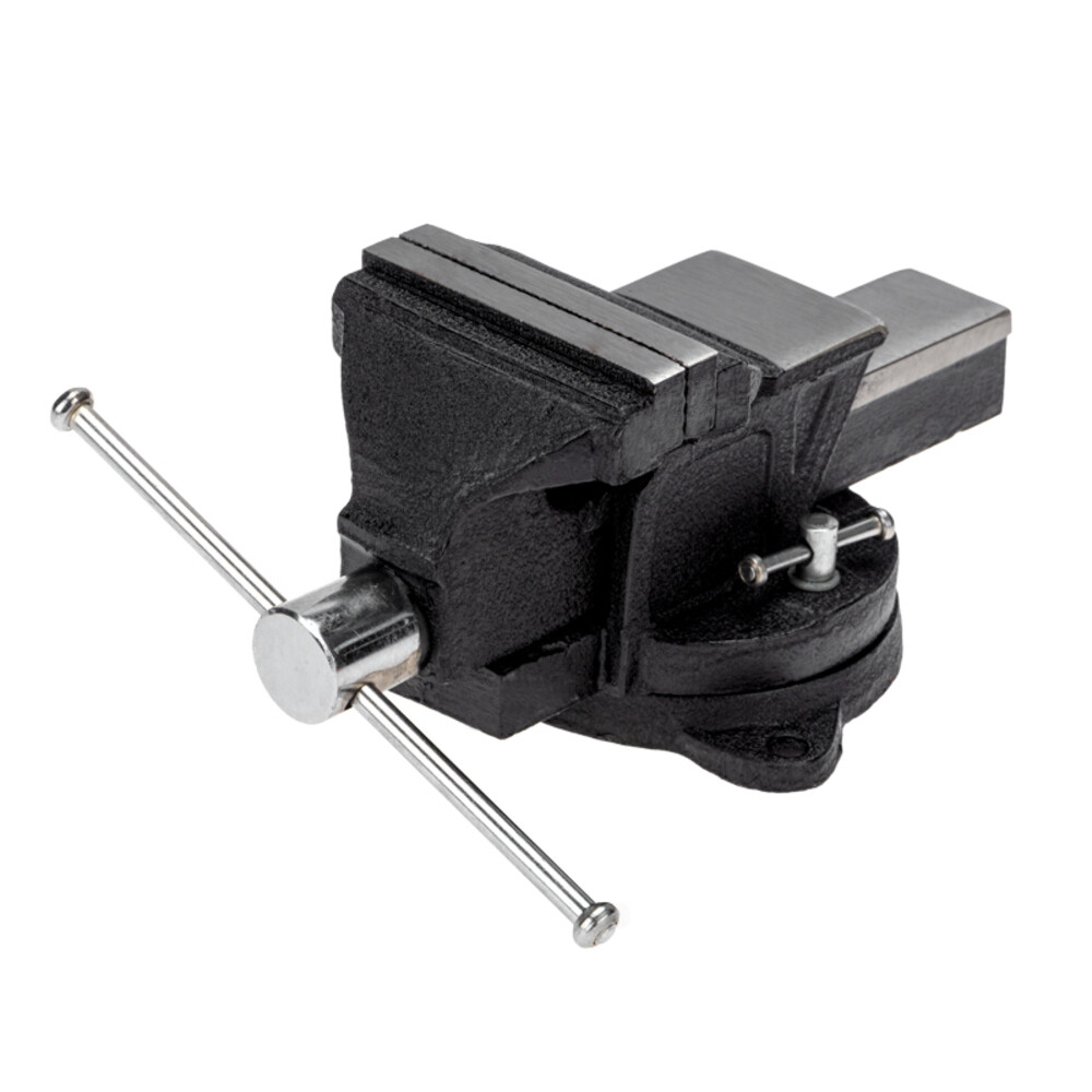 original-24056.jpg Тиски слесарные Kranz поворотные с наковальней 100 мм (KR-12-5101) — изображение 1