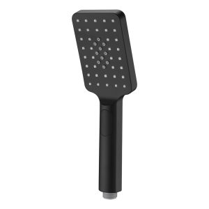 Лейка для душа WasserKraft 50х255 мм 3 режима без шланга пластик черная (A130)