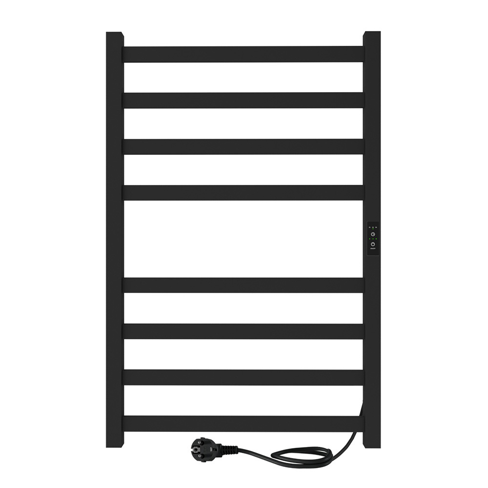 original-24299.jpg Полотенцесушитель электрический Indigo Oktava Slim 3 800х530 мм 90 Вт с терморегулятором черный муар — изображение 1